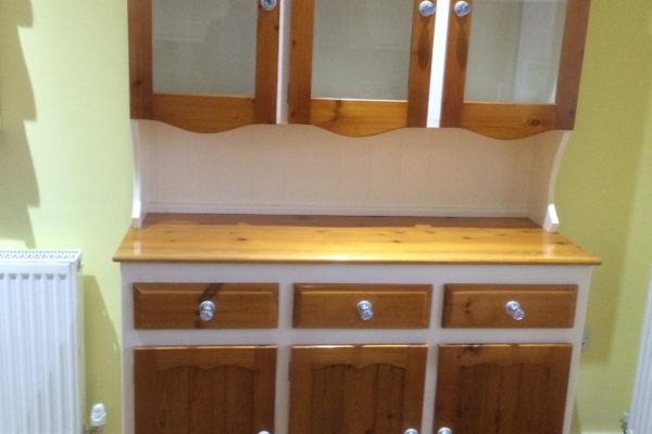 cabinets stained