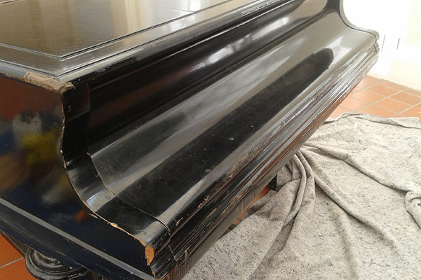 piano damage to restore