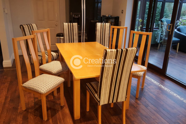 table and chairs restored Hull